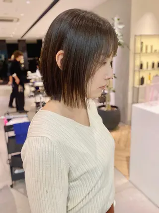 ミディアム 銀座/韓国レイヤー/ 艶カラー🍓原田侑依のヘアスタイル