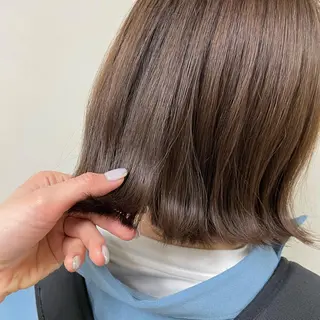 ミディアム カラー ヘアアレンジ maoブリーチ無し 似合わせカラーのヘアスタイル