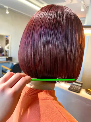 ミディアム パーマ morrow by suntown所属・💙AKANE ハイトーン特化💙のヘアスタイル