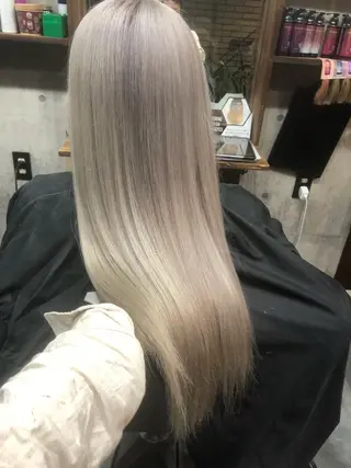 ロング 下妻 カラーエクステ難波のヘアスタイル