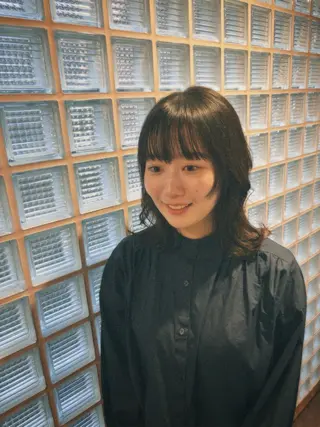 セミロング モトハシ マサキのヘアスタイル