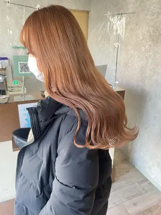 ロング カラー 高橋 みく/ minim 暖色のヘアスタイル