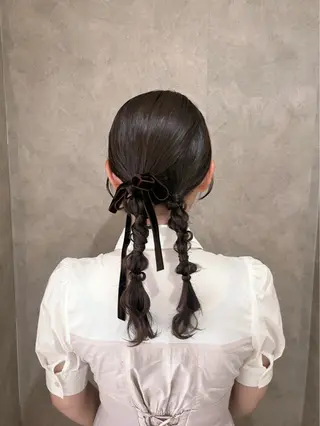 ヘアアレンジ 垢抜けヘアメイク🫧 JURI🪽のヘアスタイル