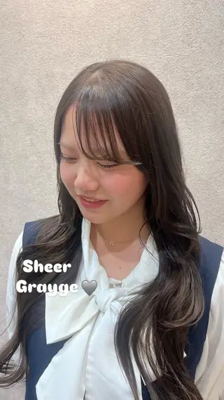 ロング SOL しゅのんのヘアスタイル