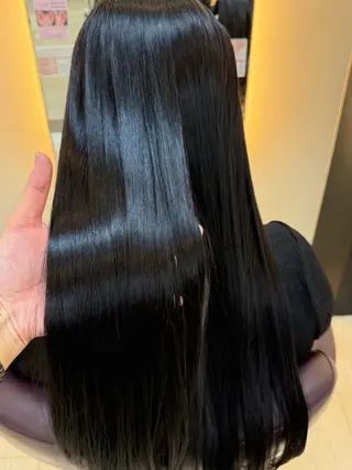 ロング 東田 篤希のヘアスタイル