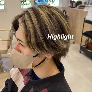 カラー メンズ プルエクステ/インナ ーカラー🦊はるなのヘアスタイル