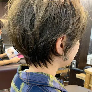 ショート 縮毛矯正/ショート/ レイヤー/畑中正敏のヘアスタイル