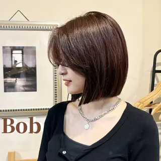 ショート 鎌取/透明感カラー /ボブ/顔まわりのヘアスタイル