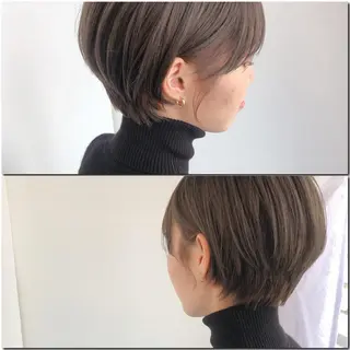 ショート カラーパティシエ facce🌼ikoのヘアスタイル