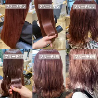 ロング カラー 艶カラー/韓国顔周り 🎀mamiのヘアスタイル