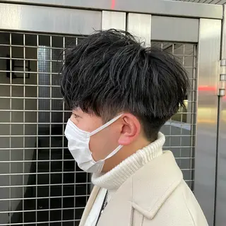 ショート パーマ メンズ 【メンズ縮毛矯正】 田中秀斗のヘアスタイル