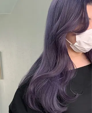 ロング カラー 暖色/ハイトーン/ カラー/HBLのヘアスタイル