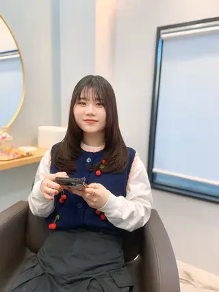 ロング カラー 前田 健太のヘアスタイル