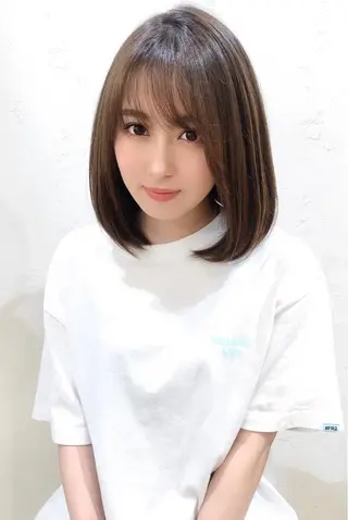 セミロング カラー パーマ ヘアアレンジ Londideal 高橋ヒロシのヘアスタイル