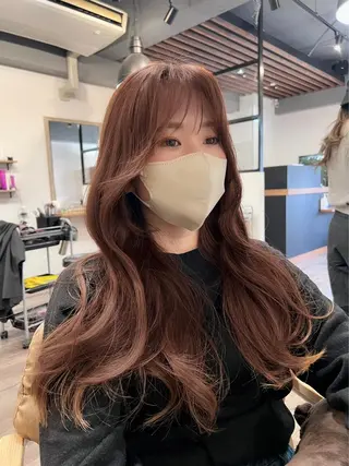 ロング 安井 貞好のヘアスタイル