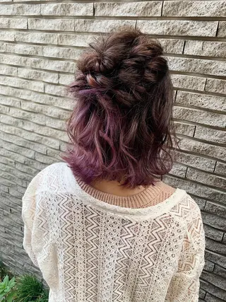 ミディアム Mululu所属・京都最安価エクステ muuka🦋のヘアスタイル