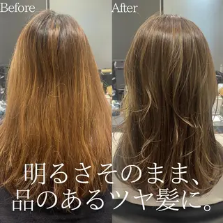 ミディアム カラー DX SHARE SALON所属・matka白髪ぼかし 大人ヘア/KEIKOのヘアスタイル