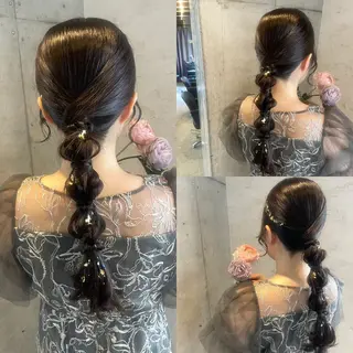 ロング ヘアアレンジ Reve  resort所属・美髪× ヘアセット✨Araiのヘアスタイル