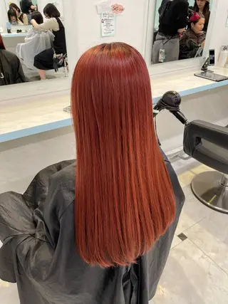 カラー 🍒♡艶髪暖色カラー saaya♡🍒のヘアスタイル