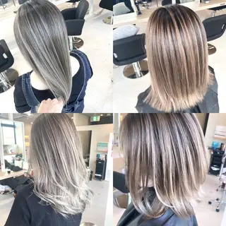 セミロング カラー Lia所属・皆木 智晴のヘアスタイル