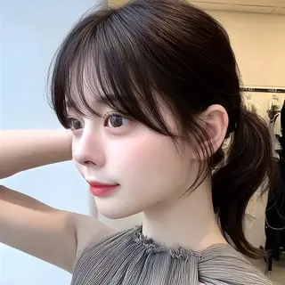 ロング カラー 顔周り指名NO.1 🤍似合わせ／Maoのヘアスタイル