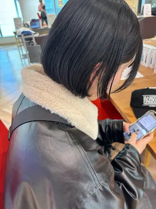 ショート ゆい/パーマ/レイヤ ー/似合わせカラーのヘアスタイル