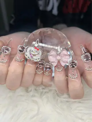 ネイル 銀河_ Chan nailsのネイルデザイン