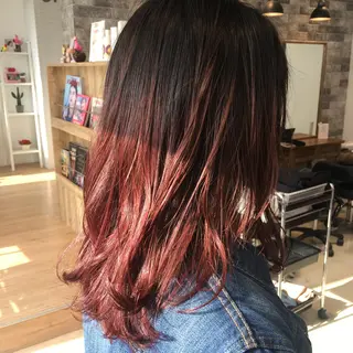 ミディアム カラー ボブ/暖色/デザイン KOYUKI⛄️のヘアスタイル