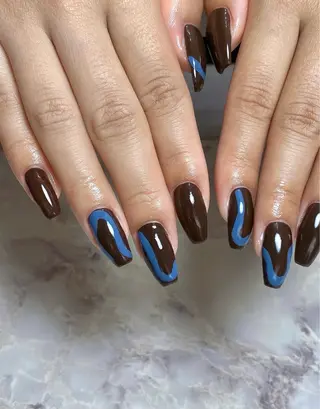 ロング cattleya nailのネイルデザイン