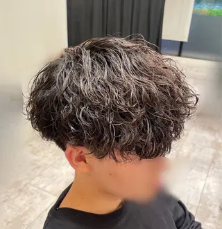 ショート パーマ メンズ mens salon magic関目店所属・🌟30代~50代の お客様も大歓迎/竹井のヘアスタイル