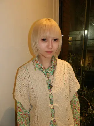 ショート カラー ARTE aoyama所属・透明感/レイヤー/ sakura🪽のヘアスタイル