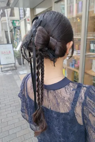 ヘアアレンジ 渋谷/暖色カラー/ Miyuのヘアスタイル