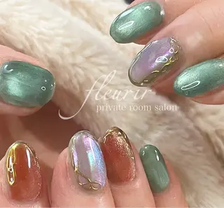 ネイル フルリール 【プライベートサロンのネイルデザイン