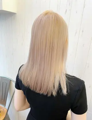 ミディアム カラー march merryのヘアスタイル