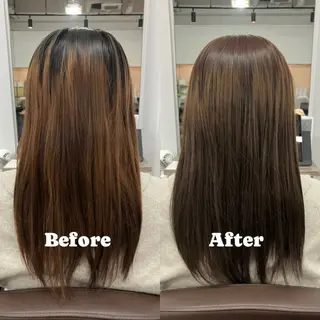 ロング カラー 徳永 花怜のヘアスタイル