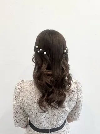 博多⌇お呼ばれヘア⌇ 透明感カラー⌇菅泉美のヘアスタイル