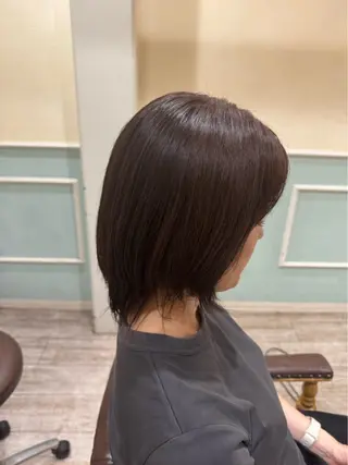 カラー 新越谷ゆこ カラーモデルのヘアスタイル