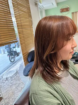ミディアム 美髪✨艶髪✨髪質改善 カラー特化❣辻本悠心のヘアスタイル