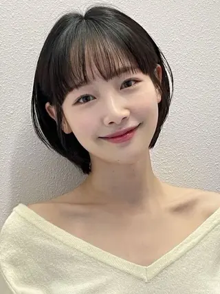 ショート 似合わせカット/ 顔周りカット/まりなのヘアスタイル