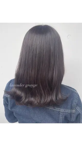 セミロング 🤍透明感カラー ソメヤナナ 🤍のヘアスタイル