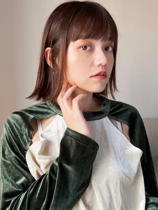 カラー MINX The  pass所属・國米 遥生のヘアスタイル