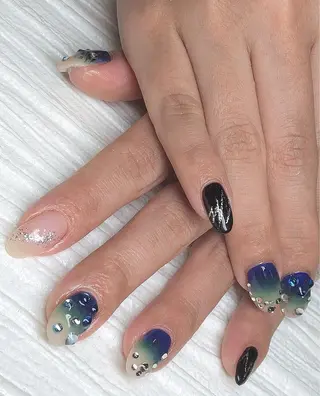 ショート ネイル 🦋Kiyomi. 🦋のネイルデザイン