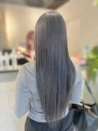 ロング カラー 💎韓国カラー Giness坂下巧のヘアスタイル