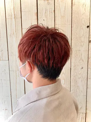 ショート カラー 透明感/ 美髪矯正/田中恭のヘアスタイル