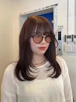 セミロング カラー RYOMA/ 似合わせ🎧🤍のヘアスタイル