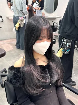 ロング カラー 韓国特化🇰🇷千葉 /レイヤーカット竜生のヘアスタイル