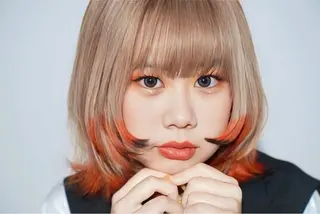 ミディアム カラー LIFE 本店所属・ブリーチ🌈レイヤー カット/小林達哉のヘアスタイル