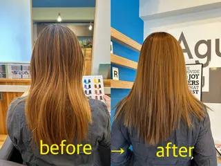 カラー 島袋 寧々のヘアスタイル