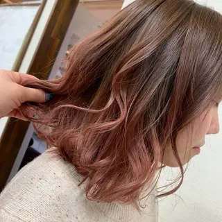 カラー 似合わせ/透明感カラ ー/QUATRO谷口のヘアスタイル