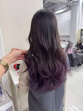 セミロング ✨韓国風カット/艶髪 カラー✨yumeのヘアスタイル